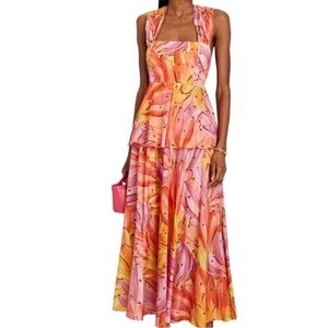 FARM RIO multi colored patterned maxi dress - size S
